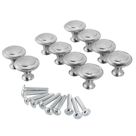 stainless steel knobs on wood cabinets|cabinet knobs stainless steel.